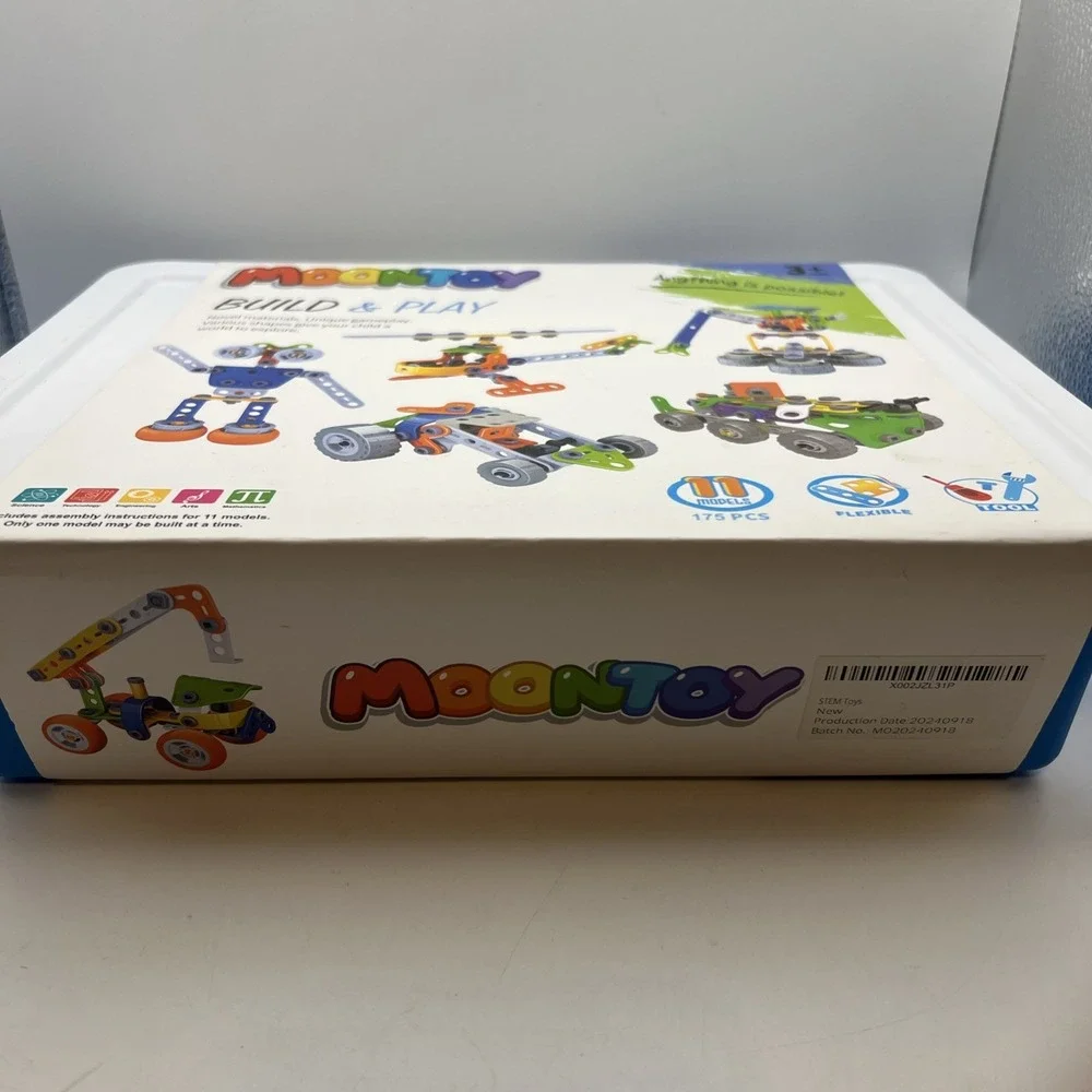 MOONTOY 11 in 1 STEM Kits Building Toys for Kids Ages 4-8 5-7, Stem Toys for ...